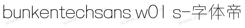 bunkentechsans w01 s字体转换
